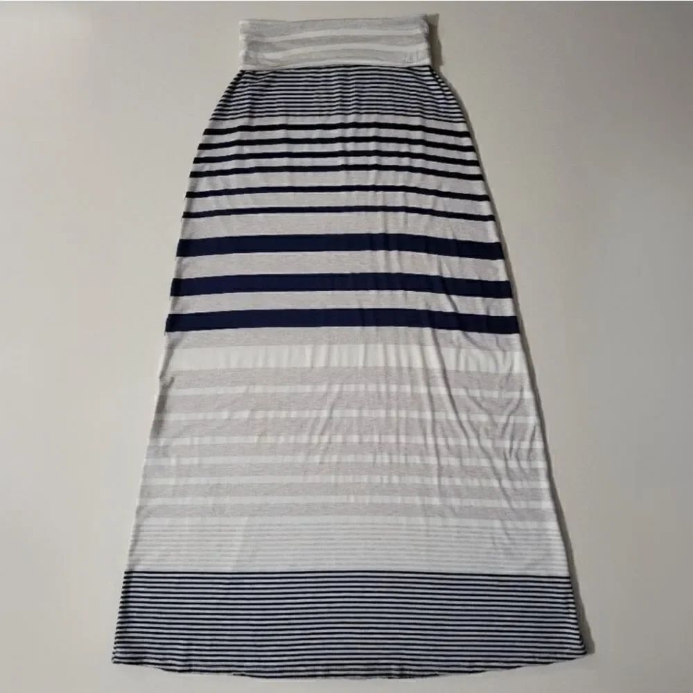 Promesa Striped Maxi Skirt